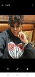 l.e.r.o.c. lion logo hoodie
